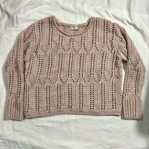 Dress Forum Beige Knit Sweater